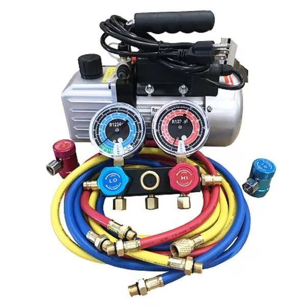 R1234Yf Vacuum Pump & Manifold Set, Fjc, Mfr#: 9281YF